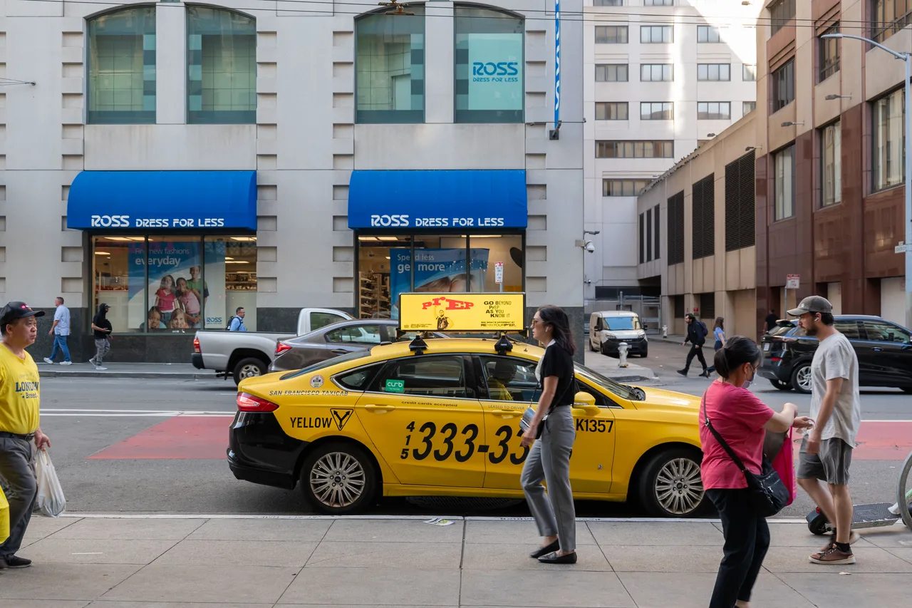 GSK campaign on a digital top vehicle in San Francisco, 2024
